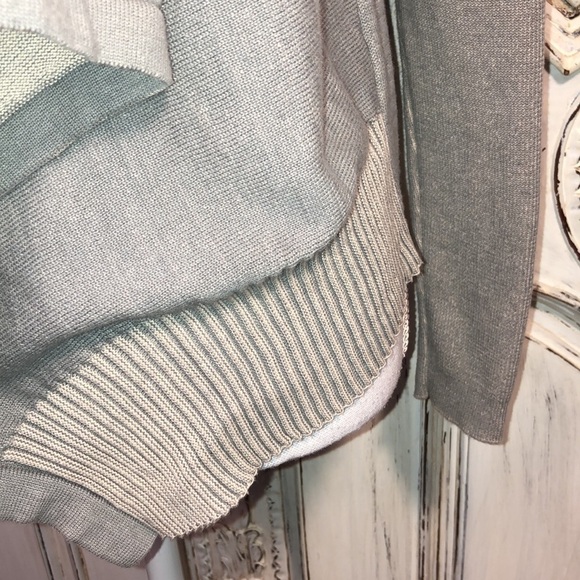 Cabi Gray Blue Long Sleeve Waterfall Cardigan Size XS - Picture 5 of 11